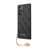 Collection Guess 4G Charms - Étui Samsung Galaxy S23 Ultra (gris)
