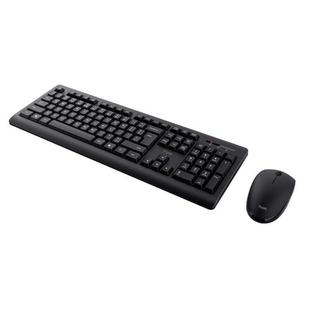 Trust Primo - Kabelloses Tastatur- und Maus-Set (Schwarz)