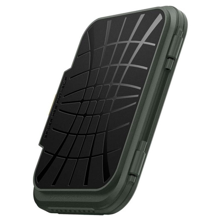 Spigen Lock Fit MagSafe - Magnetická peněženka (Military Green)