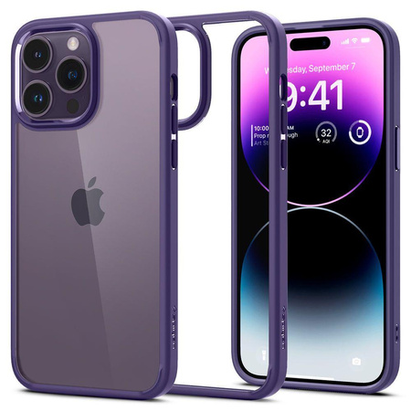 Spigen Ultra Hybrid - tok iPhone 14 Pro Max készülékhez (lila)