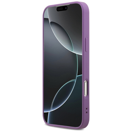 ETUI DO IPHONE 17 PRO MAX GUESS ORYGINALNE FIOLETOWE BROKATOWE MODNE CASE