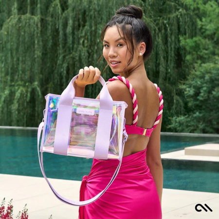 Case-Mate Mini Travel Tote Bag - Wasserdichte Umhängetasche (Soap Bubble)