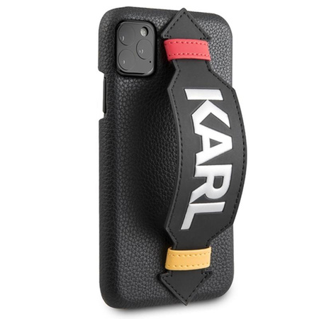 Karl Lagerfeld Case Strap - iPhone 11 Pro Case (black)