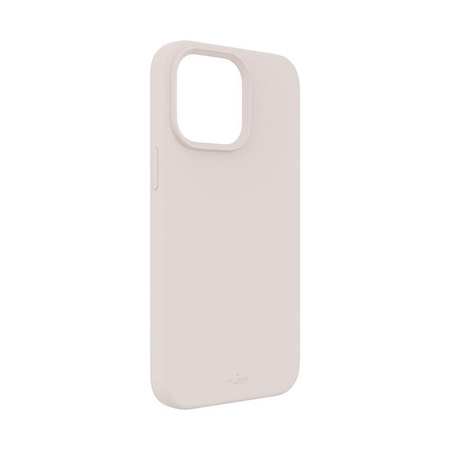 PURO ICON Cover - Pouzdro pro iPhone 14 Pro (pískově růžové)