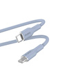 Câble souple PURO ICON - USB-C vers Lightning MFi 1,5 m (bleu poudre)