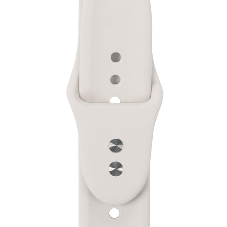 Crong Liquid - Bracelet pour Apple Watch 38/40/41/42mm (beige pierre)