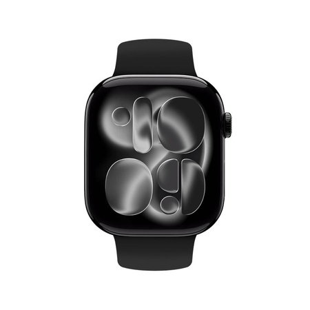Crong Liquid - Pánt Apple Watch 38/40/41/42 mm-es órához (fekete)