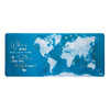 Gaming / desk mat World Map XXL (blue)