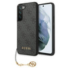 Kolekce Guess 4G Charms - pouzdro pro Samsung Galaxy S22+ (šedé)