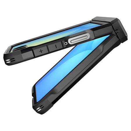 Spigen Tough Armor Pro Mag Mag MagSafe - tok Samsung Galaxy Z Flip 7 (fekete)