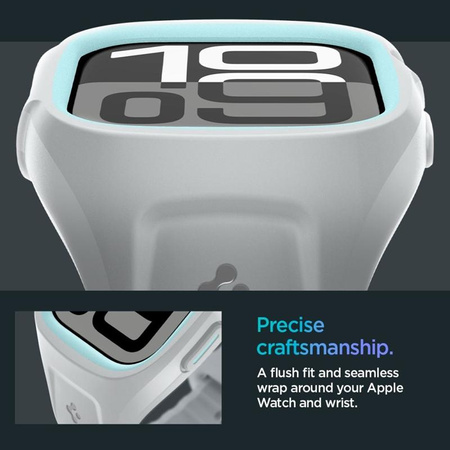 Spigen Liquid Air Pro - Řemínek s pouzdrem pro Apple Watch 10 46 mm (Šedý)