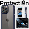 Spigen Ultra Hybrid - Coque pour iPhone 14 Pro (Bleu marine)