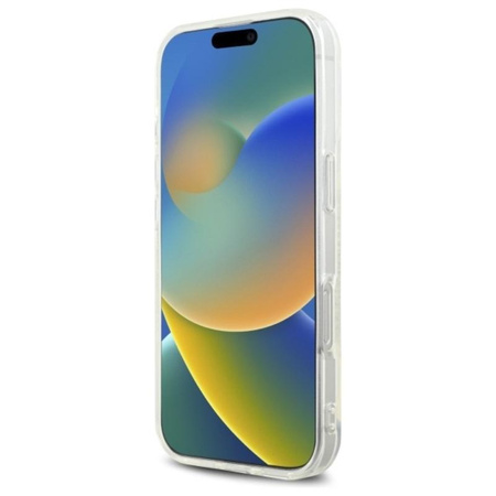 Karl Lagerfeld IML strasszos Karl Head - tok iPhone 16 Pro készülékhez (átlátszó)