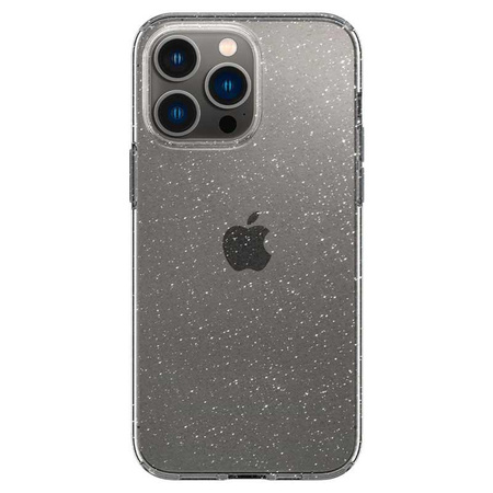 Spigen Liquid Crystal Glitter - Coque pour iPhone 14 Pro (Transparent)