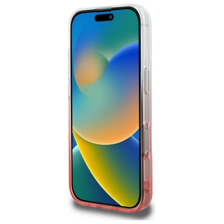 Pouzdro Guess IML Glitter Gradient MagSafe - iPhone 16 Pro Max (růžové)