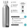 Quokka Solid With Strap - Bouteille thermique en acier inoxydable de 510 ml avec sangle (Mustard)