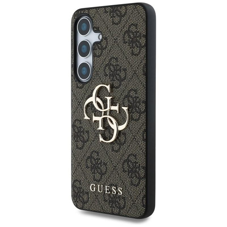 Guess Big 4G Classic Logo - étui pour Samsung Galaxy S25 (marron)