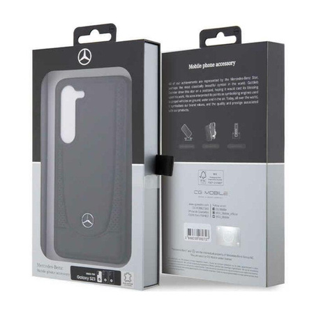 Mercedes Leather Urban Line - Custodia per Samsung Galaxy S23 FE (nera)