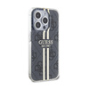 Guess IML 4G Gold Stripe - Pouzdro iPhone 15 Pro (Černé)