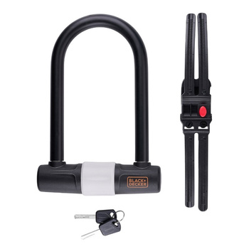 Black&Decker - Bicycle Lock / U-Lock 14x25 cm