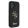 Guess Fixed Glitter Big 4G - iPhone 16 Plus Case (black)