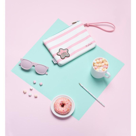 Pusheen - Trousse de maquillage de la collection Rose (23 x 16,5 x 2,5 cm)