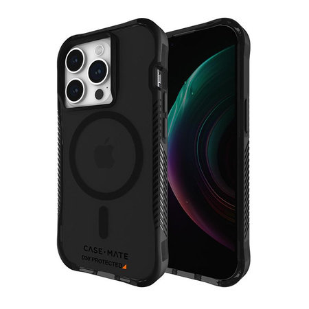 Case-Mate Tough Grip Plus D3O MagSafe - iPhone 15 Pro tok (füst/fekete)