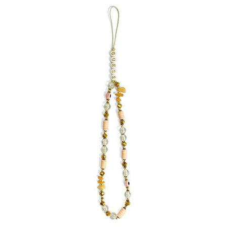 Guess Phone Strap Beads Bohemia - Pendentif téléphone 25 cm (Marron)