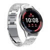 PURO Kovový řemínek z nerezové oceli - řemínek z nerezové oceli / náramek pro Samsung Galaxy Watch 5 / Watch 5 Pro / Watch 4 / Watch 4 Classic (stříbrný)
