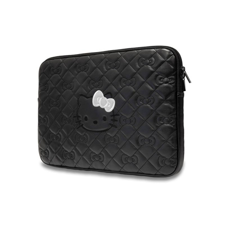 Hello Kitty Zip PU Quilted Bows Sleeve - 13" / 14" Notebook Case (black)