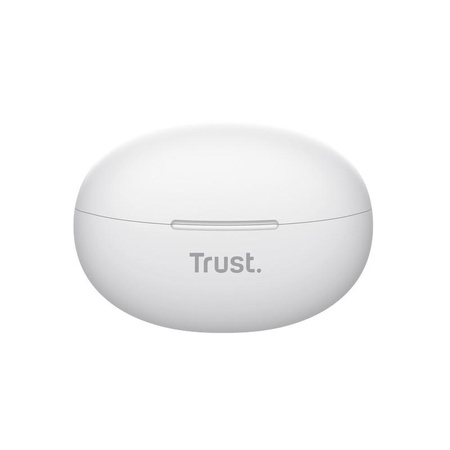 Trust Yavi - TWS wireless Bluetooth dock headphones with charging case & ENC (White)