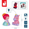 Janod - Set de figurines de bain princesse et licorne lumineuse
