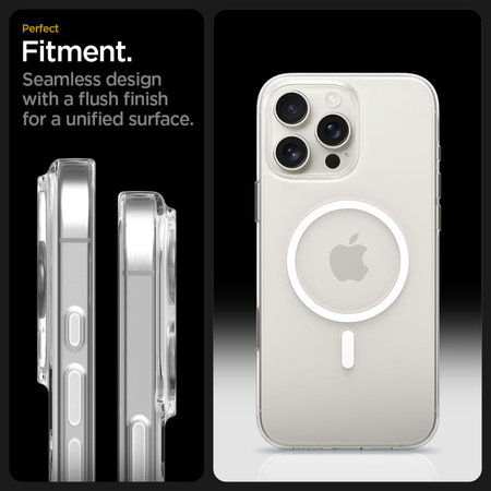 Spigen Thin Fit T Mag MagSafe – Hülle für iPhone 16 Pro Max (Clear / White)