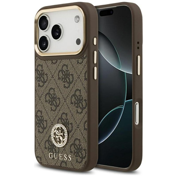 ETUI DO IPHONE 17 PRO do MAGSAFE GUESS BRĄZOWE ORYGINALNE ELEGANCKIE MODNE