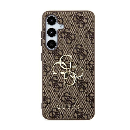 Guess 4G Großes Metall-Logo - Samsung Galaxy A55 5G Tasche (braun)