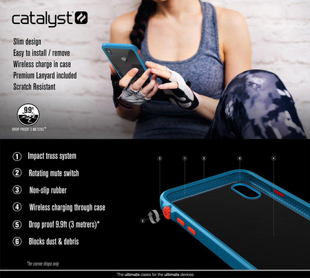 Catalyst Impact Protection Case - pancéřované pouzdro pro iPhone Xs Max (čiré)