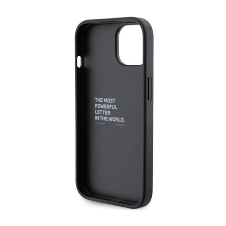 BMW Grip Stand Smooth & Carbon - iPhone 15 Tasche (schwarz)