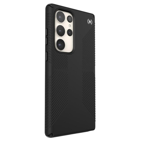 Speck Presidio2 Grip - protiskluzové pouzdro pro Samsung Galaxy S23 Ultra (černá/černá/bílá)
