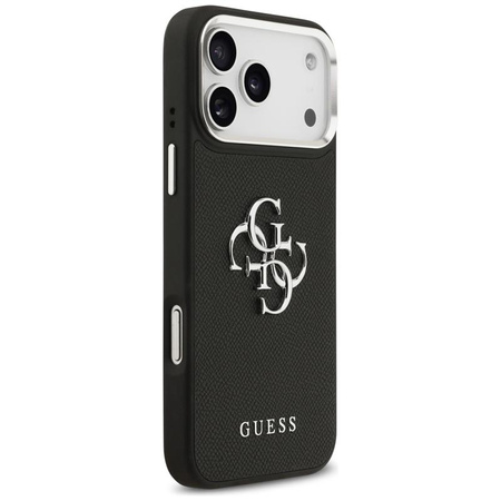 ETUI DO IPHONE 17 PRO MAX GUESS CZARNE ORYGINALNE SKÓRZANE ELEGANCKIE CASE