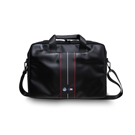 BMW Carbon Red Stripes - 16" Notebook Bag (black)