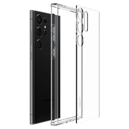 Spigen Ultra Hybrid - Etui pour Samsung Galaxy S23 Ultra (Transparent)