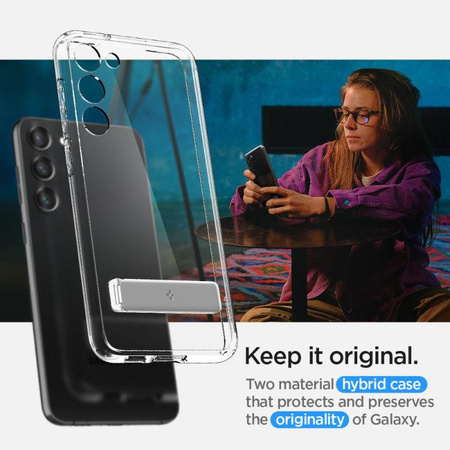 Spigen Ultra Hybrid "S" - Etui pour Samsung Galaxy S23+ (Transparent)