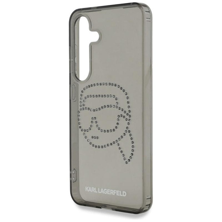 Karl Lagerfeld Rhinestones Karl Head Logo - Samsung Galaxy S25 Case (black)