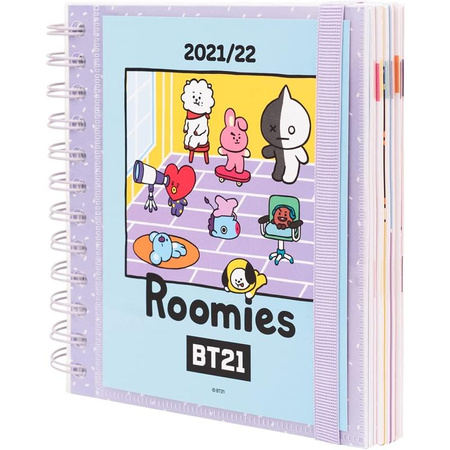 BT21 - Calendrier scolaire 2021/2022 (bleu)