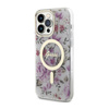 Guess Flower MagSafe - Coque pour iPhone 14 Pro Max (Transparent)