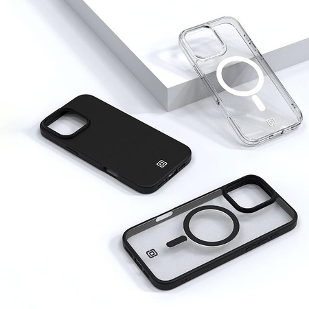 Incipio Velocity MagSafe - Coque pour iPhone 16 Plus (transparent / noir)