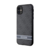 Guess 4G Printed Stripe - Coque iPhone 11 / iPhone XR (gris)