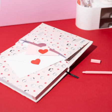 Snoopy - Plush notebook / notebook A5 from the Love Season collection