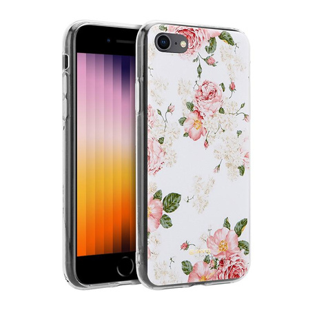 Crong Flower Case - pouzdro pro iPhone SE (2022/2020) / 8 / 7 (vzor 02)