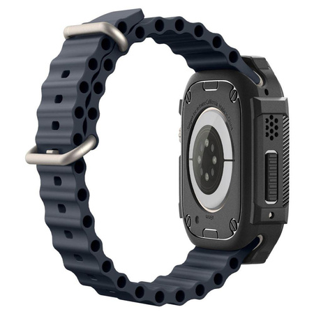 Spigen Rugged Armor - Gehäuse für Apple Watch Ultra 49 mm (schwarz)